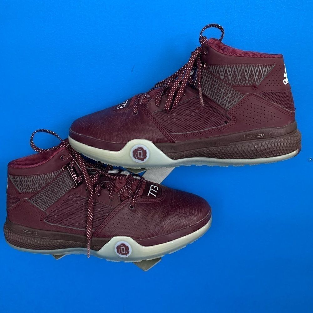 Men's Adidas Bounce 773 Maroon Burgundy Size 11.5 Sneakers Shoes